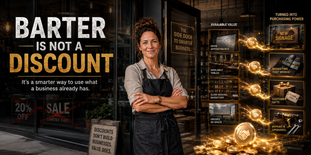 Barter is not a discount