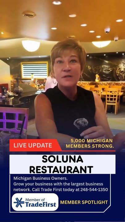TradeFirst.com Member Spotlight 👇Soluna Restaurant
