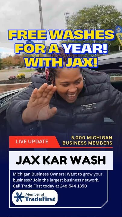 Jax Kar Wash Now seems like a great time to remember our last grand opening party, just showing up enters you for a chance to win free washes.