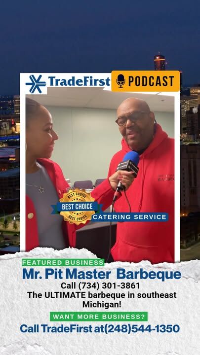 Michigan Business 😀 Mr. Pit Master Barbeque Featured on TradeFirst MotorCity Business Podcast