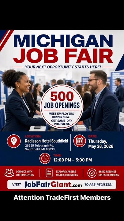 Are you hiring? TradeFirst Business Owners attend the Michigan Job Fair