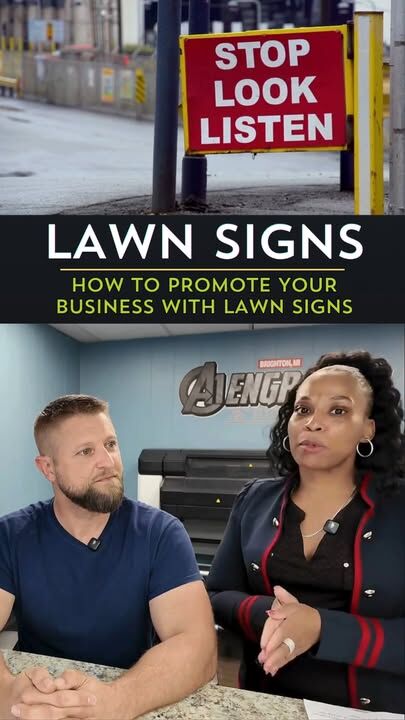 How can you effectively promote your business using lawn signs? #Detroit #Michigan #Marketing #Business