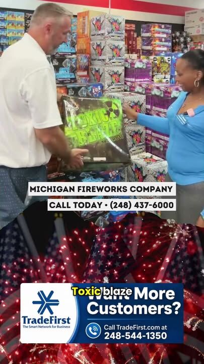 Detroit Toxic Blaze The Ultimate 142-Shot Firework for Wide-Open Spaces
#fireworks #detroit