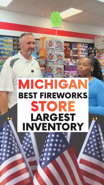 Michigan's Largest Fireworks Inventory for 4th of July Parties

#michigan #fireworks #250