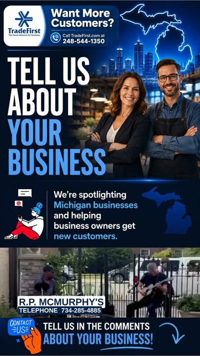 R.P. McMurphy's - We are an old time tavern that serves up delicious cuisine in a historic setting. We pride ourselves in our service and food. Come to downtown Wyandotte and check us out, you wont be disappointed. 
#Detroit #Michigan #Marketing #Business