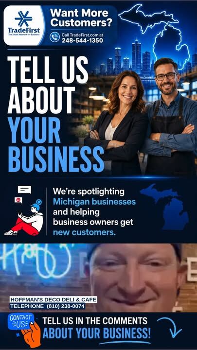 Hoffman's DECO DELI & CAFE. Why wait in line when you can order Online! We now offer DOORDASH and UberEats for all day deliveries!!
#Detroit #Michigan #Marketing #Business