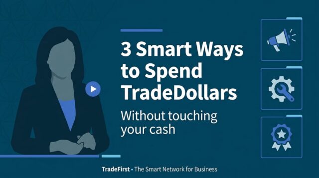 Conserve cash and still move your business forward.
TradeDollars can help you buy what you already need—while keeping money in the bank:
✅ Marketing & advertising
✅ Repairs & maintenance
✅ Employee perks or client gifts

Join the smart network for business: TradeFirst.com | 248-544-1350

#Barter  #B2B #SmallBusiness #Michigan #Marketing