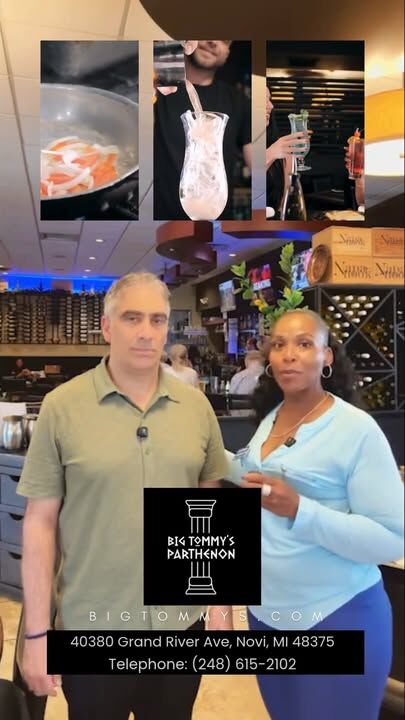 Authentic Greek Food and Entertainment At Big Tommy's Parthenon and Comedy Club In Novi Michigan

Roomy eatery offering a generous menu of Greek & American standards for breakfast, lunch & dinner.

Address: 40380 Grand River Ave, Novi, MI 48375
Phone: (248) 615-2102
https://bigtommys.com
Big Tommy's Parthenon

#detroit #greekfood #michigan #comedy #dining @topfans