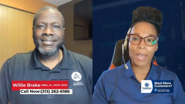 AI Marketing Strategies for Small Businesses to Get More Customers. Want to get more customers without spending more time creating marketing content?

In this TradeFirst Webinar, CJ Eason talks with Willie Brake of All About Technology about practical ways small businesses can use AI for marketing, customer outreach, lead generation, social media, email campaigns, and everyday business growth.

You’ll also learn why your computers, cybersecurity, and overall technology setup matter if you want to take advantage of today’s AI tools.

Topics include:

AI marketing for small business
Getting more customers with AI
Social media and email marketing
Lead generation and customer follow-up
Affordable business technology
Refurbished computers
Cybersecurity for small businesses
Preparing your business for AI

Featuring Willie Brake, All About Technology
Presented by the TradeFirst Webinar

Learn more at TradeFirst.com and All-About-Technology.com

#ArtificialIntelligence #MarketingTips #DigitalMarketing #Detroit #Business