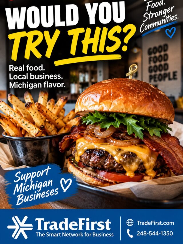 What local Michigan business should we feature next?

Michigan businesses thrive when they connect! Join us to meet local business owners, explore new opportunities, and discover the amazing things Michigan entrepreneurs are building. 

#MichiganBusiness #DetroitBusiness #SmallBusinessMichigan #MetroDetroit #TradeFirst