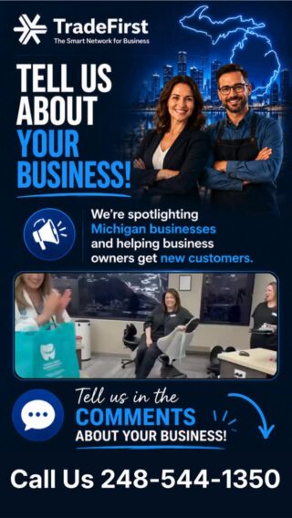 Attention, Michigan businesses! Tell us about what you do and showcase your impact! Don’t miss out on this important video featuring The Big Smile Orthodontics. It's time to make your voice heard! 😄 #Detroit #Michigan #Marketing #Business