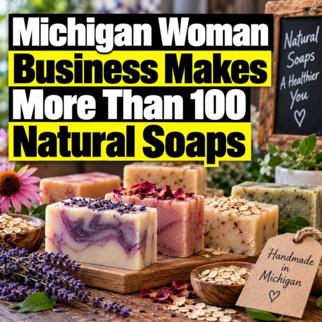 This Michigan Soap Business Started With One Daughter’s Severe Reaction to Antibacterial Soap 
READ MORE⤵️

#SOAP #WOMEN #NATURAL