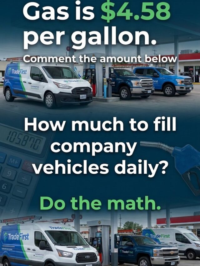 Gas is $4.58 per gallon. How much does it cost to fill your company vehicles each day? Do the math, then comment the amount below. Visit TradeFirst.com to learn how business trade can help you conserve cash and grow smarter. #TradeFirst #BusinessGrowth #SmallBusiness #CashFlow #BusinessOwners #MichiganBusiness