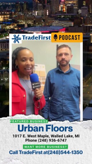 Discover the vibrant essence of Michigan's business landscape! 🌟 Urban Floors has proudly been showcased on the TradeFirst MotorCity Business Podcast, where the spotlight shines on innovative companies making a difference. Tune in to explore the inspiring stories and insights! #MichiganBusiness #UrbanFloors #TradeFirst #MotorCity #PodcastFeature