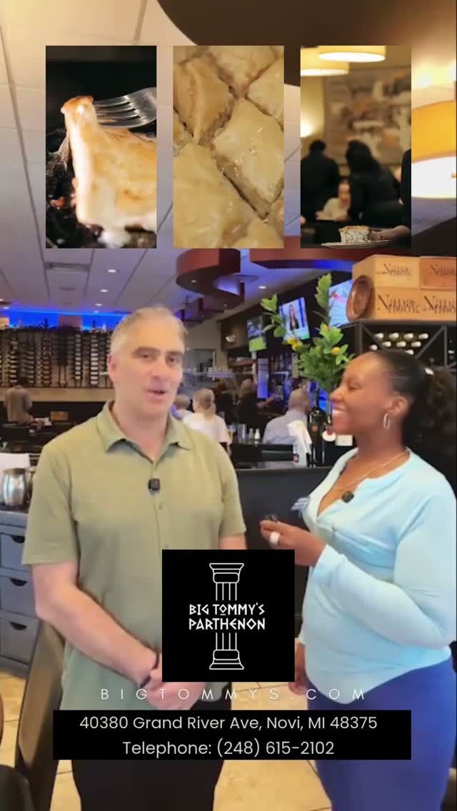 Authentic Greek Food and Entertainment At Big Tommy's Parthenon and Comedy Club In Novi Michigan @bigtommysparthenon @big_tommys_catering 
 #detroitmichigan #marketingbusiness #marketing