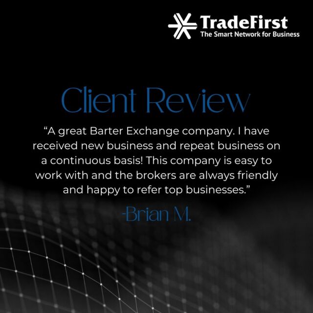 This is just a taste of the positive and enthusiastic feedback that we get from successful trade partners every day. The truth is obvious: Business owners have nothing to lose and everything to gain by joining the TradeFirst community. Therefore, if you own a small, medium-sized, or large business, join TradeFirst today and find out why our partners grow faster than their competitors! TradeFirst.com
#tradefirst #trade #review