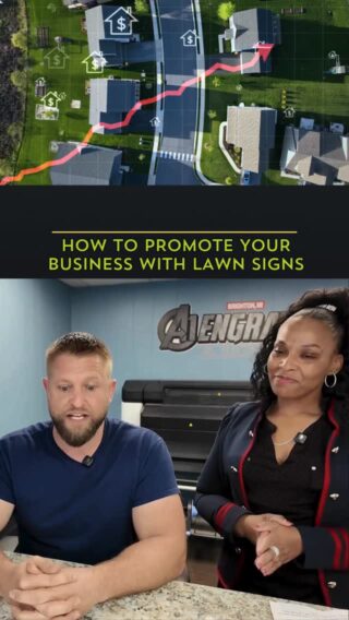 How can you use lawn signs to boost your business in your neighborhood? #Detroit #Michigan #Marketing #Business