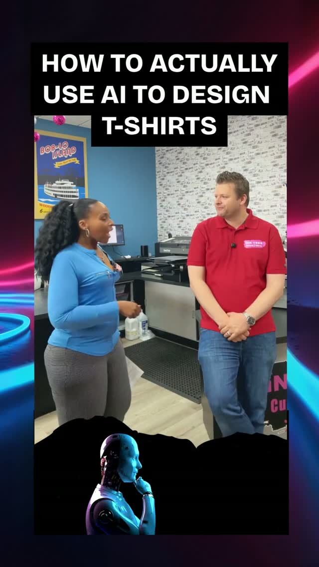 Unleashing creativity with AI! 🖌️✨ Check out how I design unique T-shirts in a snap. Who knew tech could make fashion fun? #ai #tshirt #design #detroit