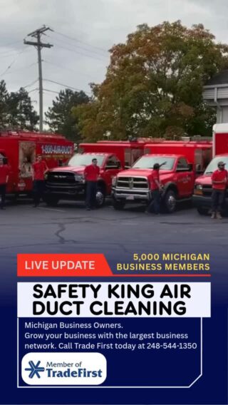 Tradefirst.com Members Spotlight ⭐️ Safety King Air Duct Cleaning