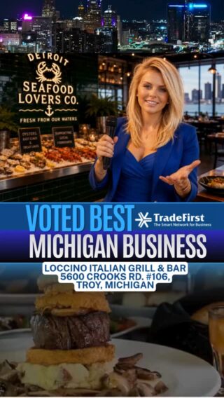 The renowned Loccino Italian Grill & Bar has been honored with the prestigious title of Best Restaurant in the charming city of Troy, Michigan. This recognition highlights our commitment to exceptional culinary experiences and outstanding service. Join us to savor authentic Italian dishes and enjoy a delightful dining atmosphere! #Troy #BestRestaurant #Loccino #ItalianDining #CulinaryExcellence