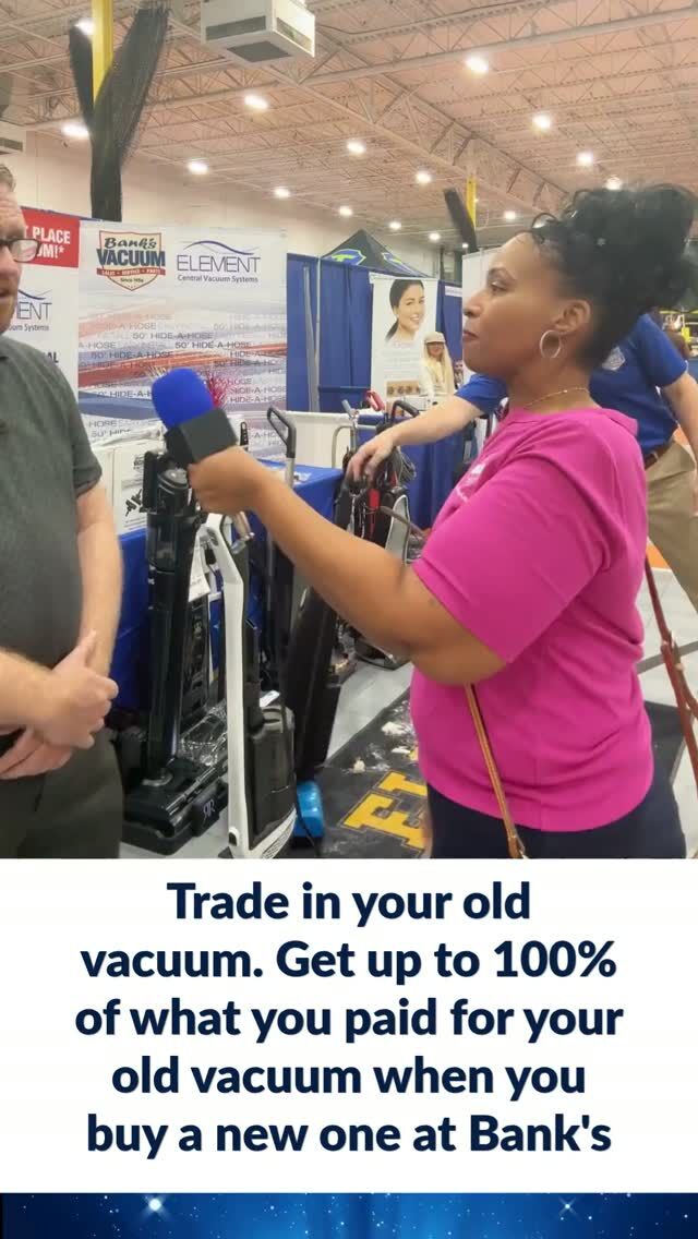 Do you own a Bissell, Hoover, Shark, or Dyson vacuum? Trade in your old vacuum and get up to 100% of what you paid toward a new vacuum at Bank’s.

Upgrade your cleaning power while getting more value from your current vacuum. Visit Bank’s today to learn more.

#Vacuum #TradeIn #HomeCleaning #Vacuum #Upgrade