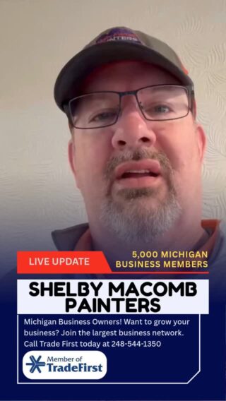 We are back in Macomb this week. The last “painters” in this house, didn’t do a great job. It has bad cut lines. Most time