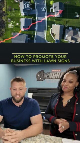 How can you use lawn signs to boost your business in your neighborhood? #Detroit #Michigan #Marketing #Business