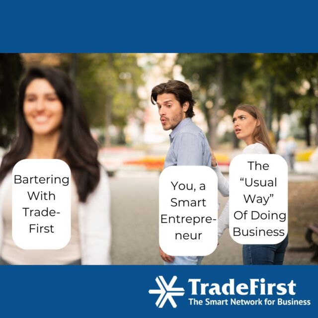 You know we're the better choice! All jokes aside, TradeFirst is one of the nation's oldest and most established trade networks. We have brokered over half a billion dollars in trade, in over 1,000 categories of goods and services. TradeFirst.com.
#barter #bartering #tradefirst #entrepreneur #business #businessowner