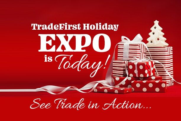 TradeFirst Holiday Expo —Don’t Miss Michigan’s Holiday Event of the Year!
TODAY, Thursday, November 13, 4–8pm
Elite Sportsplex, 2220 Mall Dr E, Waterford

You're Invited! TradeFirst Members & Guests—bring your team and family!
Solve every holiday challenge—leave with gifts, party orders, vendor deals, and a better business plan for 2026! Make Your Holidays Easy—TradeFirst Expo Solves Holiday Headaches!

The holidays are coming—with a cheer AND a checklist! If you’re stressed about shopping, gifting, entertaining, business planning, or managing year-end expenses, the TradeFirst Holiday Expo 2025 is your solutions center. Join Michigan’s business community for festive shopping and smart answers to seasonal challenges! See Trade in Action! Questions? Call (248) 544-1350