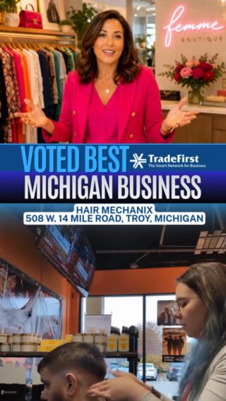 Hair Mechanix in Troy, Michigan, has been honored as the Best Local Business in Michigan! #HairMechanix #TroyMichigan #LocalBusiness